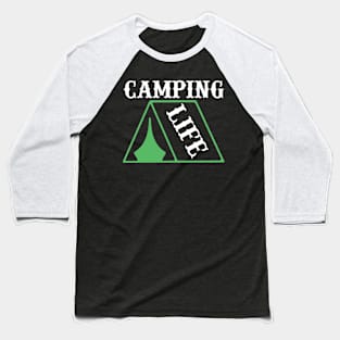 Camping Life T Shirt For Women Men Baseball T-Shirt